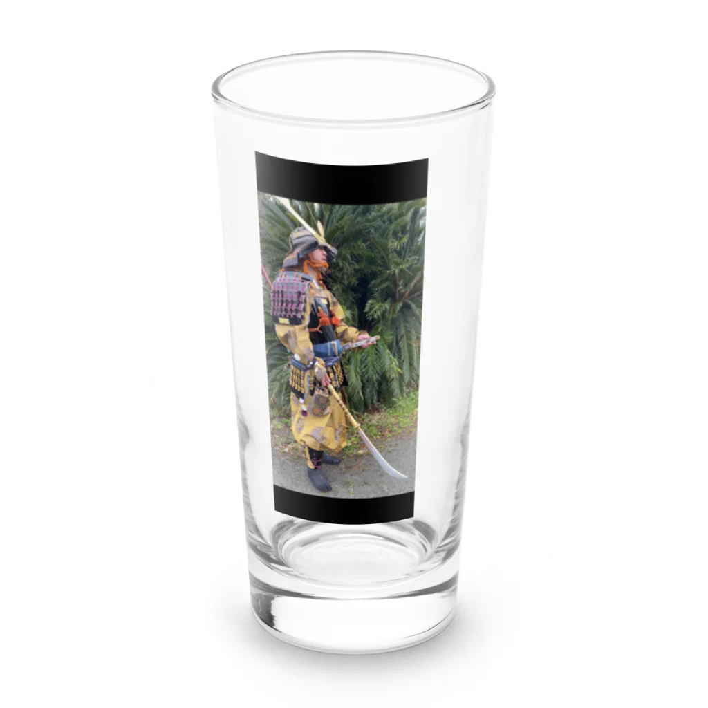 伊賀の鎧屋 の鎌倉の重鎮13人シリーズ 足立右馬寮遠元！ Long Sized Water Glass :front