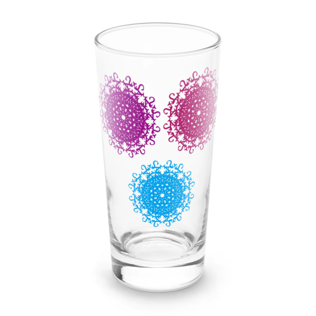 Contemporary　Artのflash  Long Sized Water Glass :front