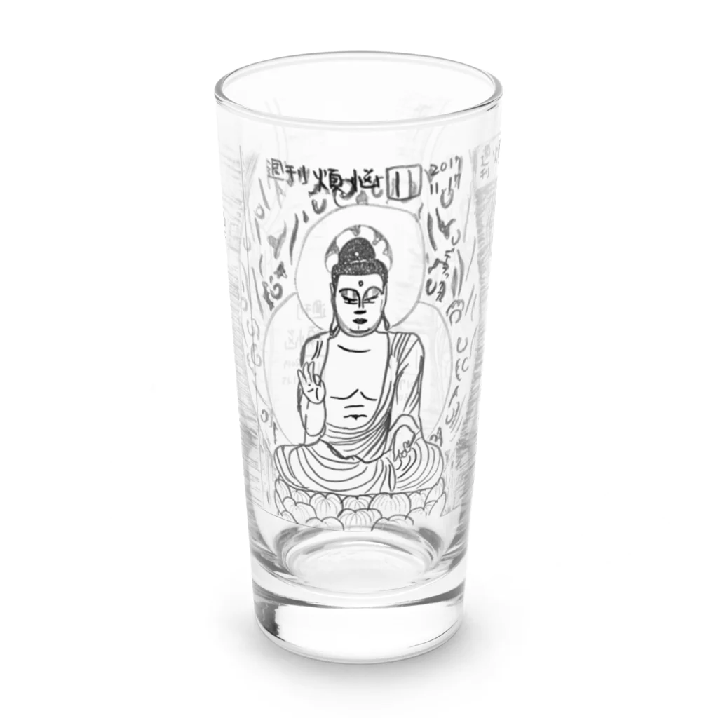 週刊 煩悩のぶつぞう Long Sized Water Glass :front