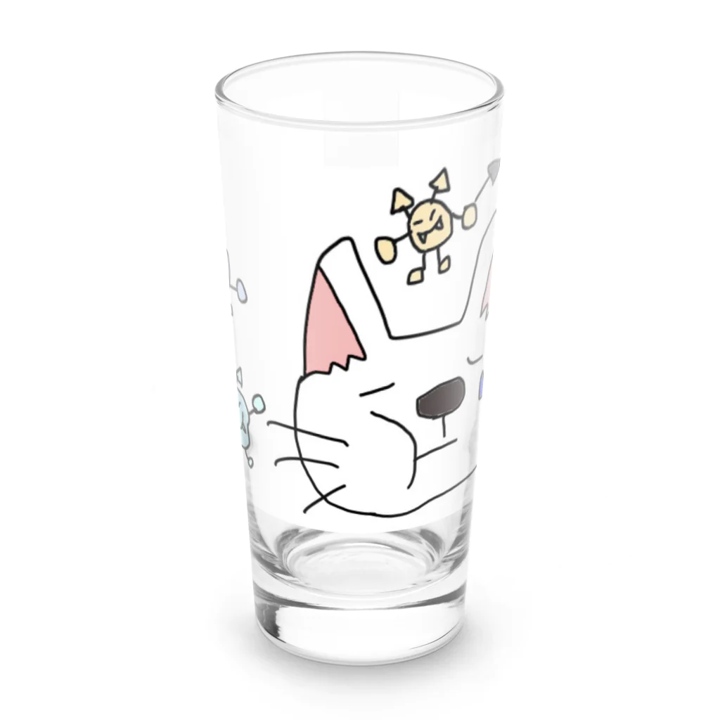 ほっこりの虫歯ニャン3 Long Sized Water Glass :front