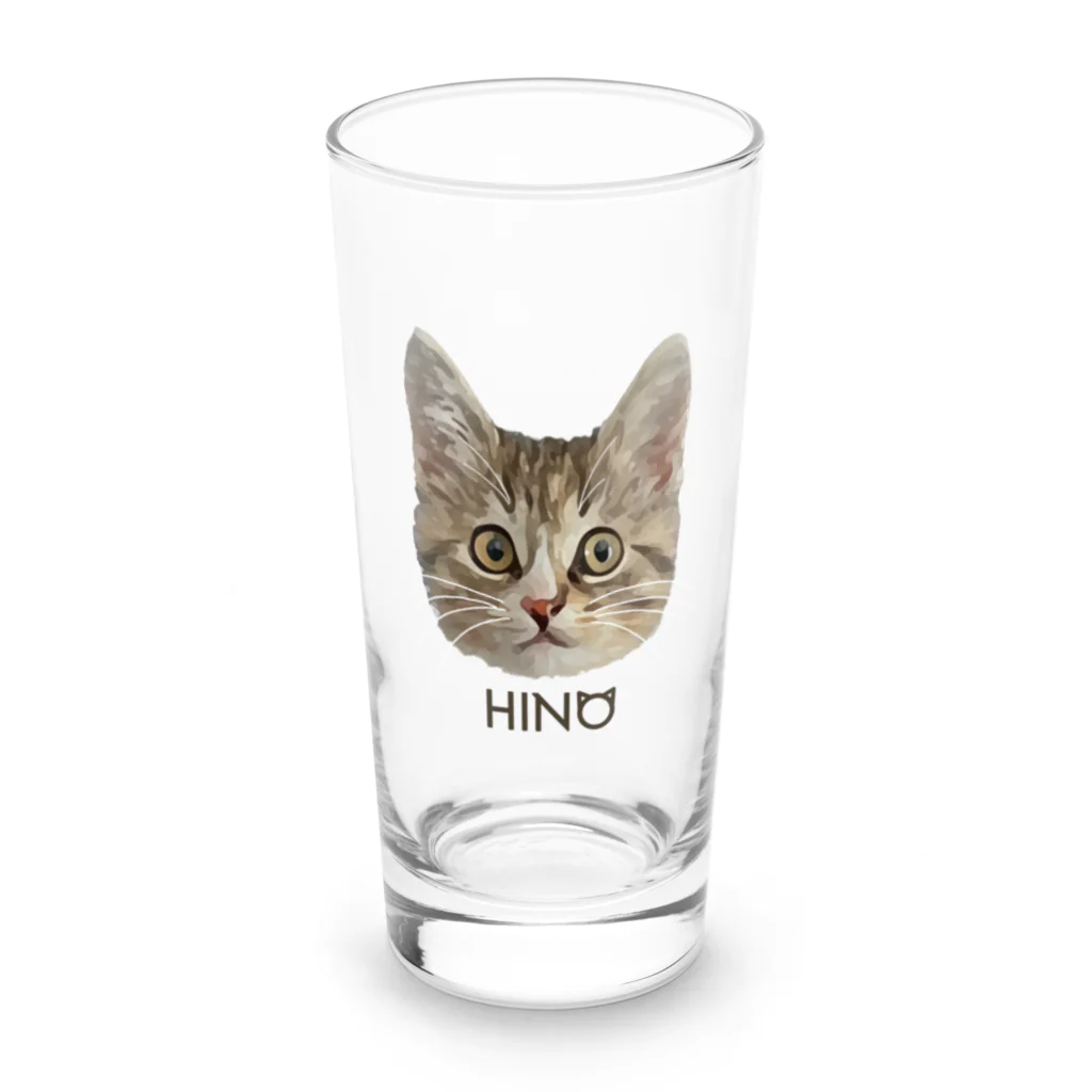 ひのちゃんねる- hino channel のひのちゃんねる Long Sized Water Glass :front