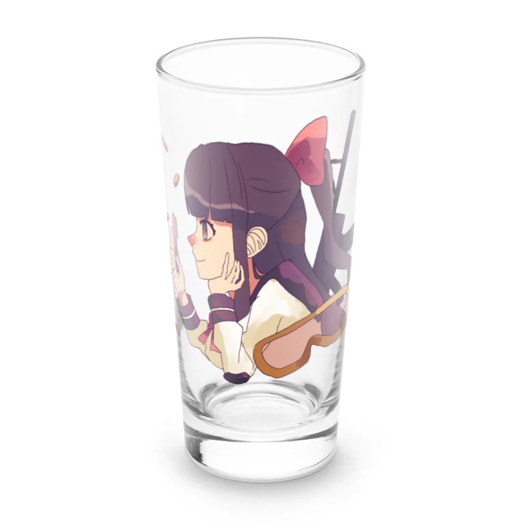 この世の終わりみてぇな浅葱共のグッズ持ち寄り集会場。の清香 round Long Sized Water Glass :front