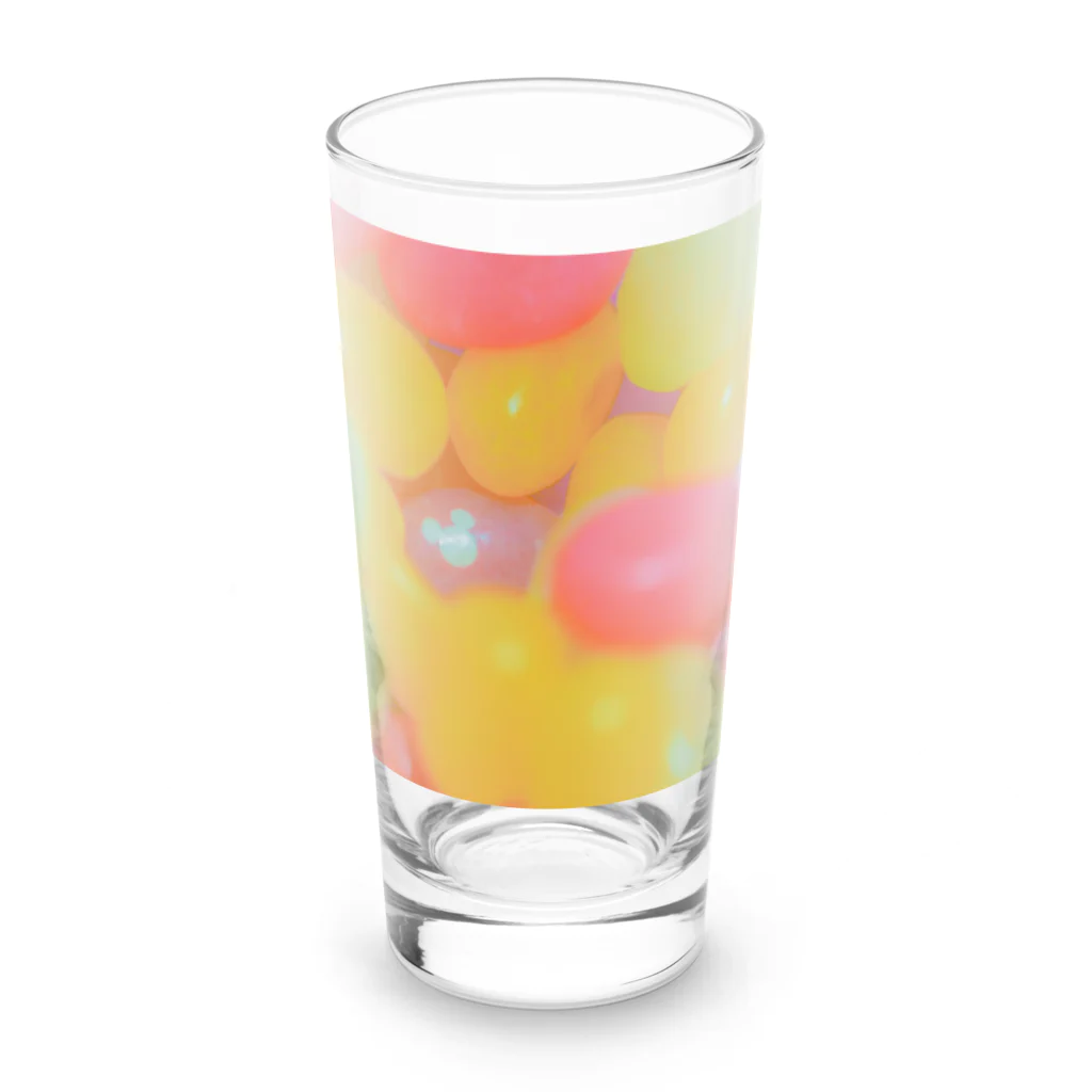 ackey-photoの隠れミッキー-グミキャンディ Long Sized Water Glass :front