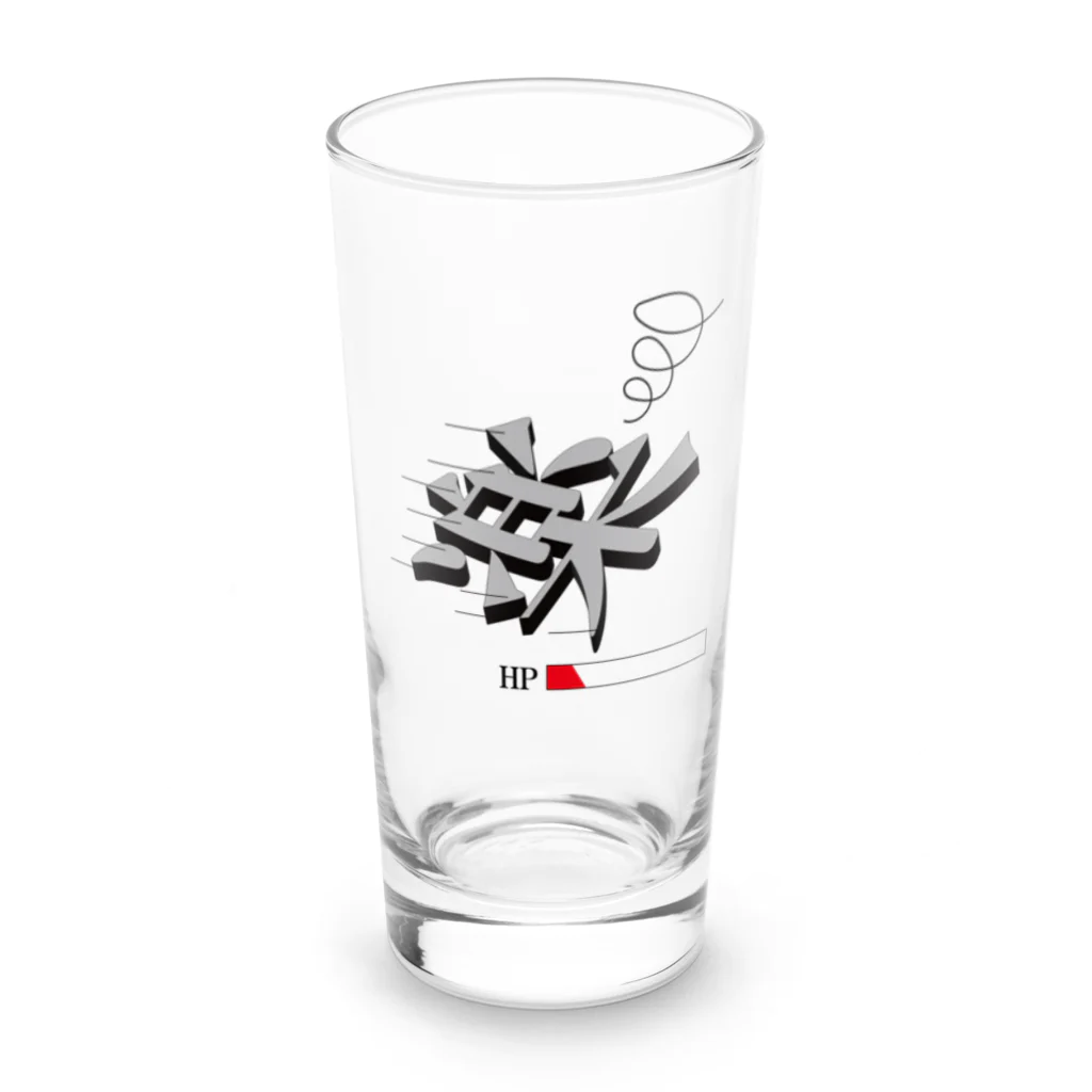 らくらくのらくなの Long Sized Water Glass :front