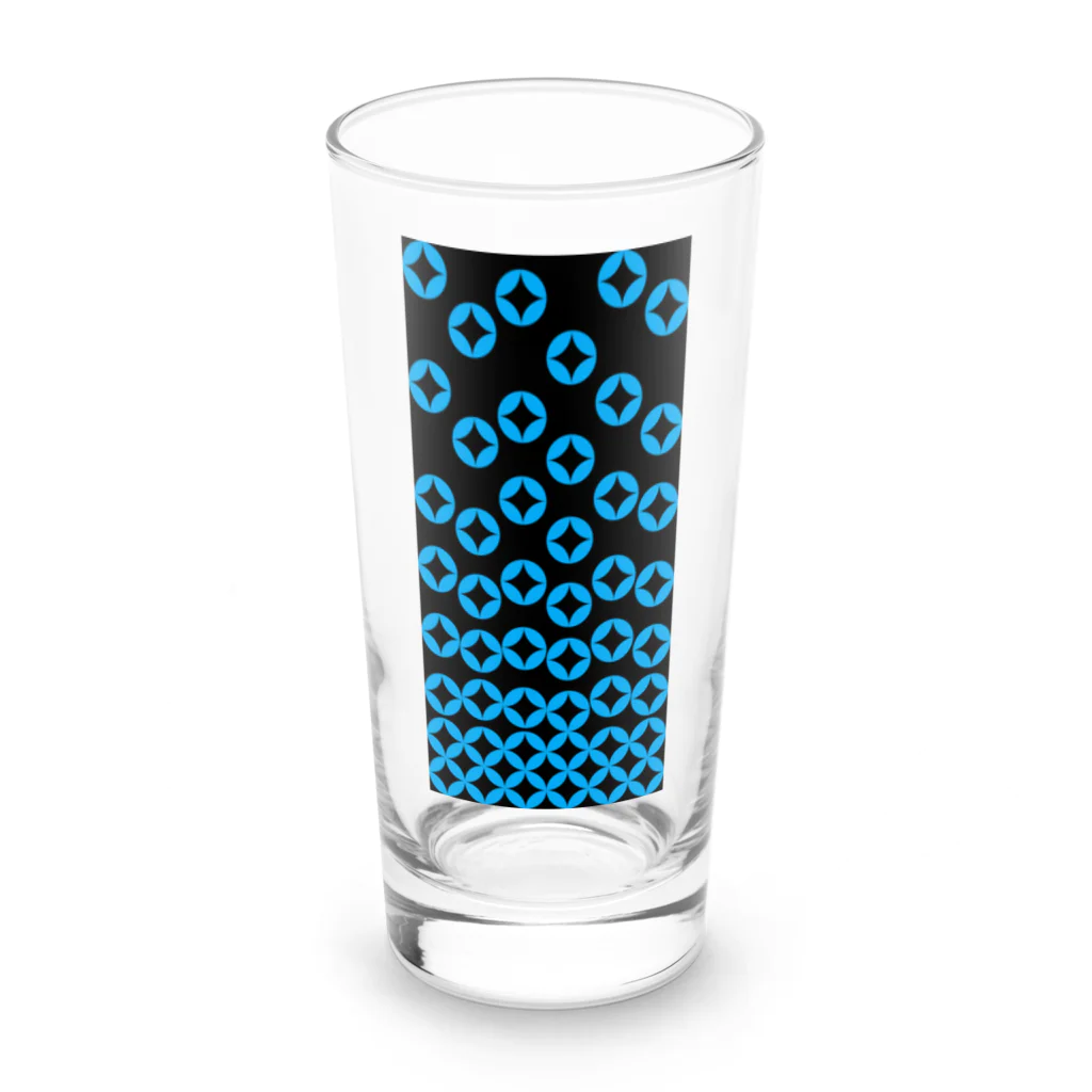 bonnylochの七宝繋ぎ_LightBlue Long Sized Water Glass :front