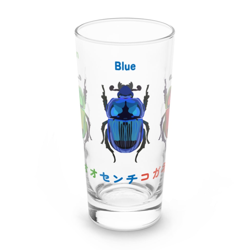 さちこの生き物雑貨のオオセンチコガネ Long Sized Water Glass :front