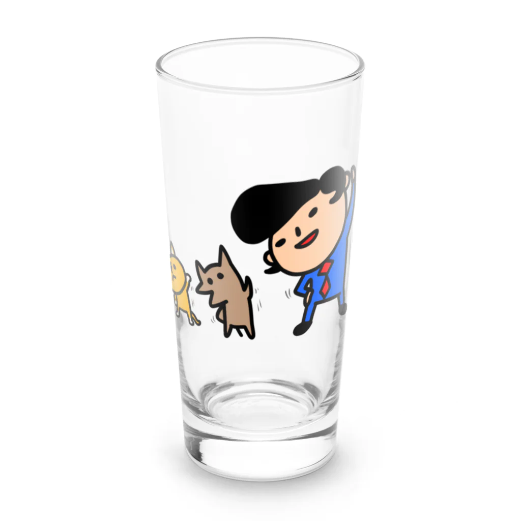 momino studio SHOPの体操しましょ。 Long Sized Water Glass :front