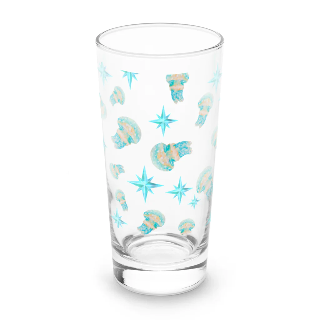 栖（すみか）＠天体観測展 通販 7/24 21時 - 8/7 21時のタコクラゲを飼う Long Sized Water Glass :front