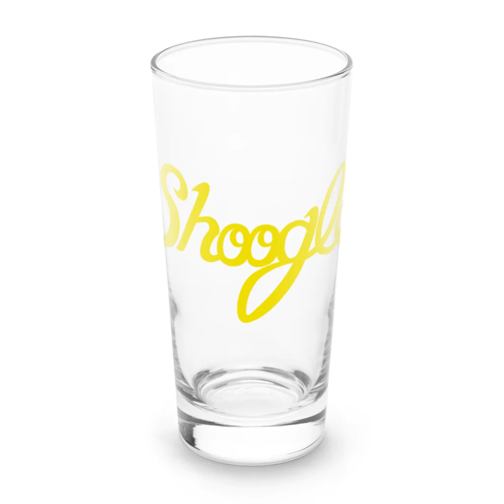 週刊少年ライジングサンズのShoogle(シューグル・週グル・週刊少年グルメ)ロゴ イエロー Long Sized Water Glass :front