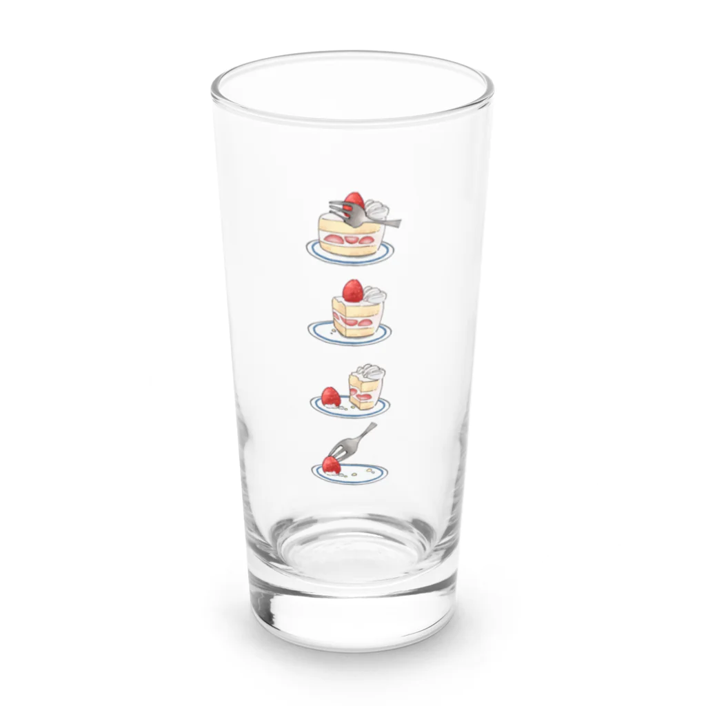 Gakuの苺は最後派 Long Sized Water Glass :front