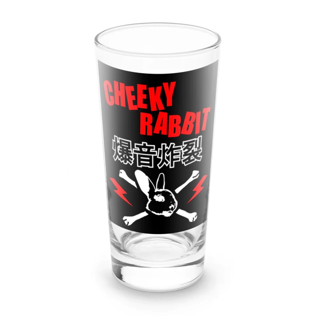 CHEEKY RABBITのサツマニアン02_CheekyRabbit_爆音炸裂 Long Sized Water Glass :front