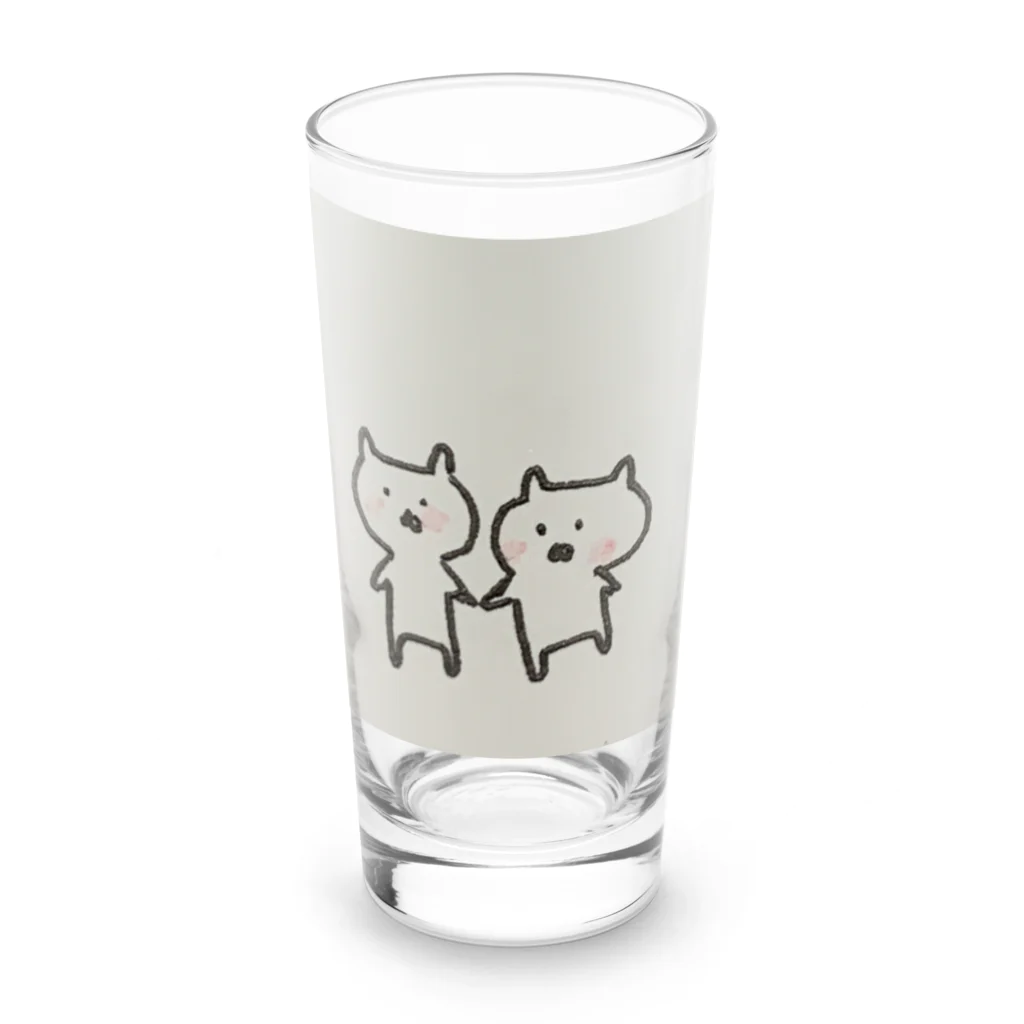 えるふさん。のねこちゃま達 Long Sized Water Glass :front