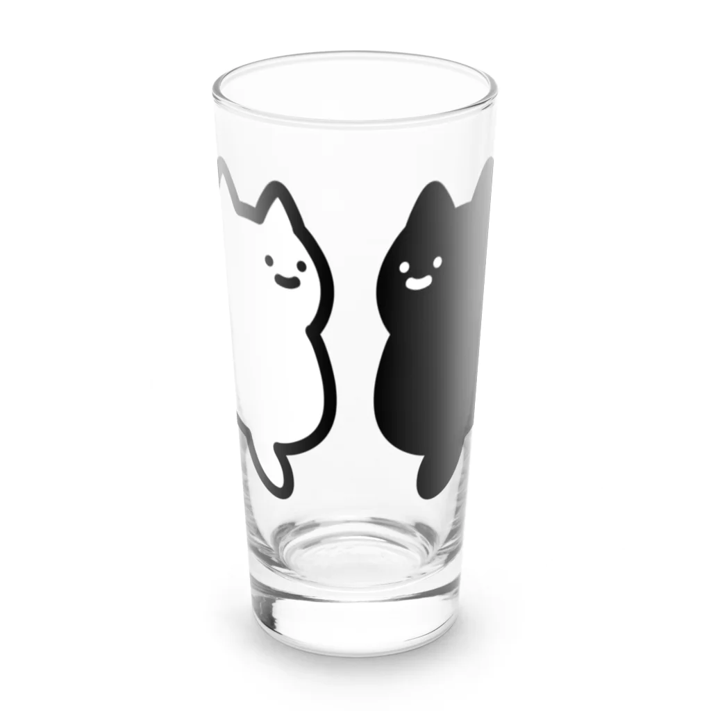 soratoの正面のわからないねこ Long Sized Water Glass :front