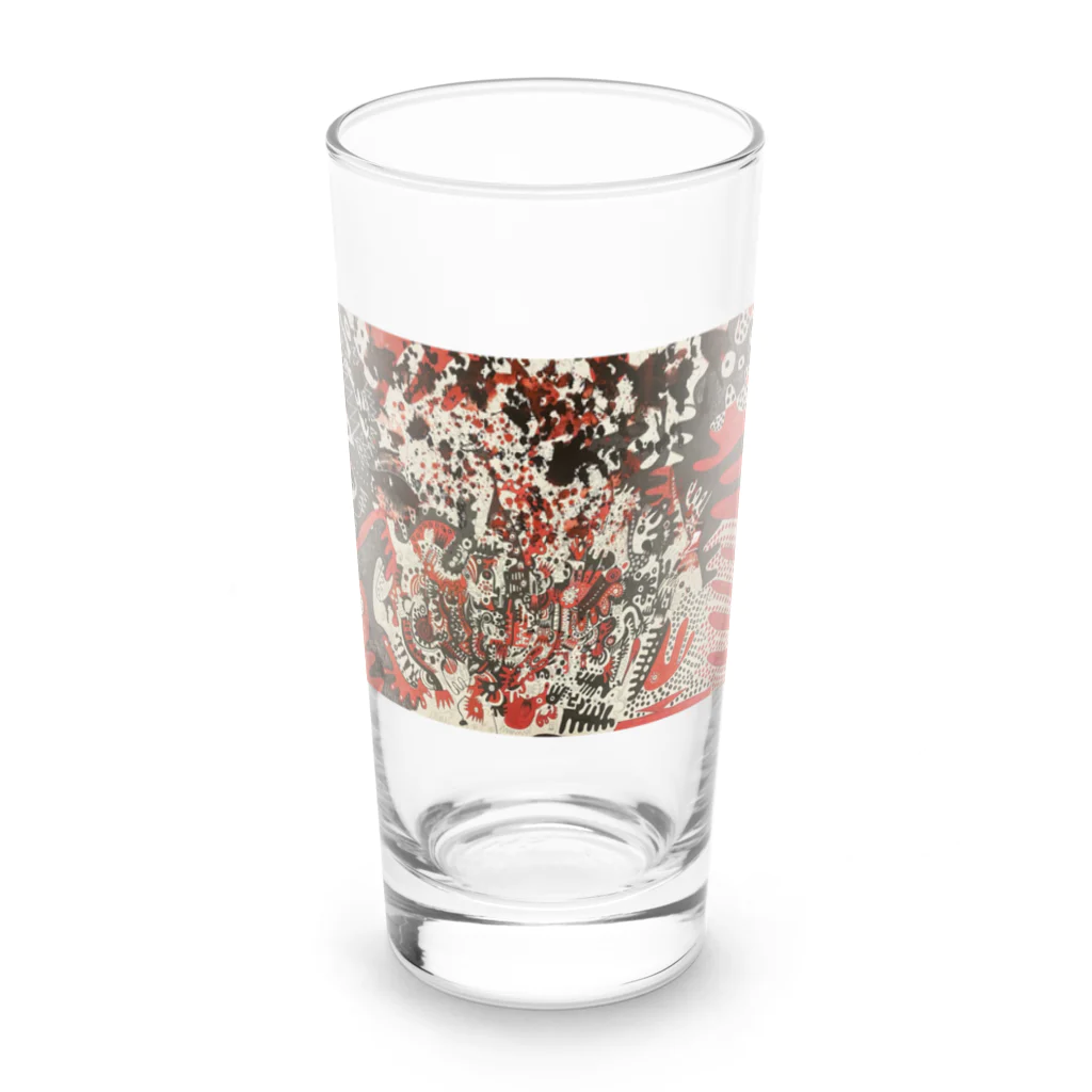 yukiutoの赤の世界 Long Sized Water Glass :front
