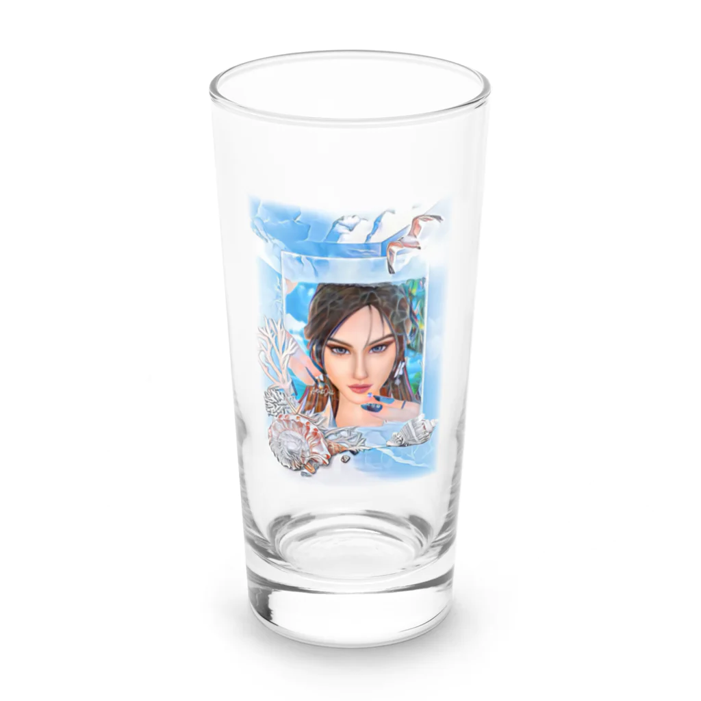 【ホラー専門店】ジルショップの縦長/サマーガール Long Sized Water Glass :front