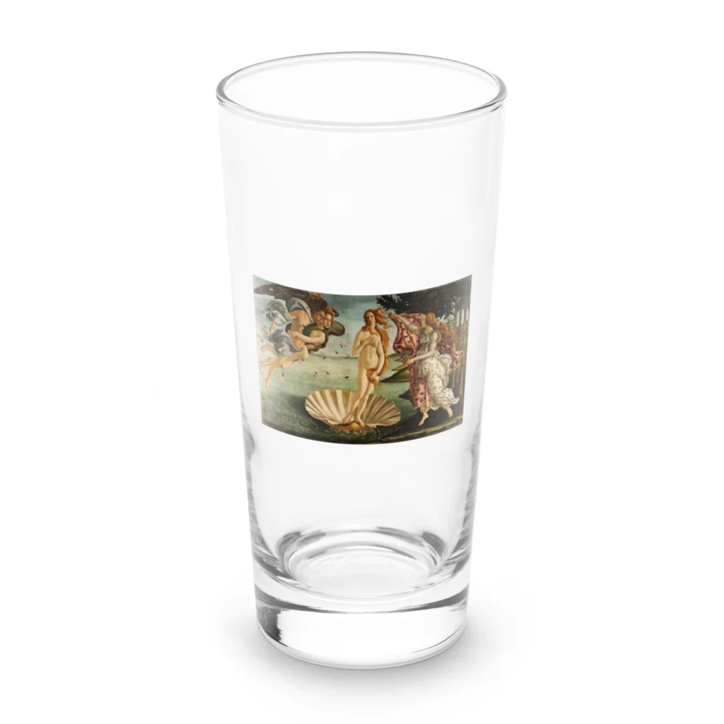 えとーの趣味商品店のボッティチェリ「ヴィーナスの誕生」 Long Sized Water Glass :front