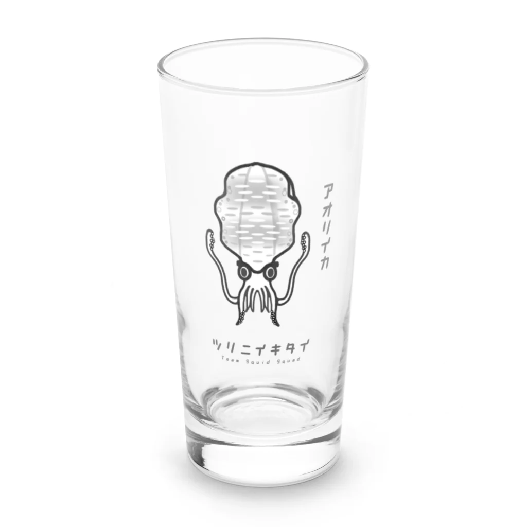 釣れ過ぎぐらいが丁度いい公式のツリニイキタイVer.アオリイカ♂(オス) Long Sized Water Glass :front