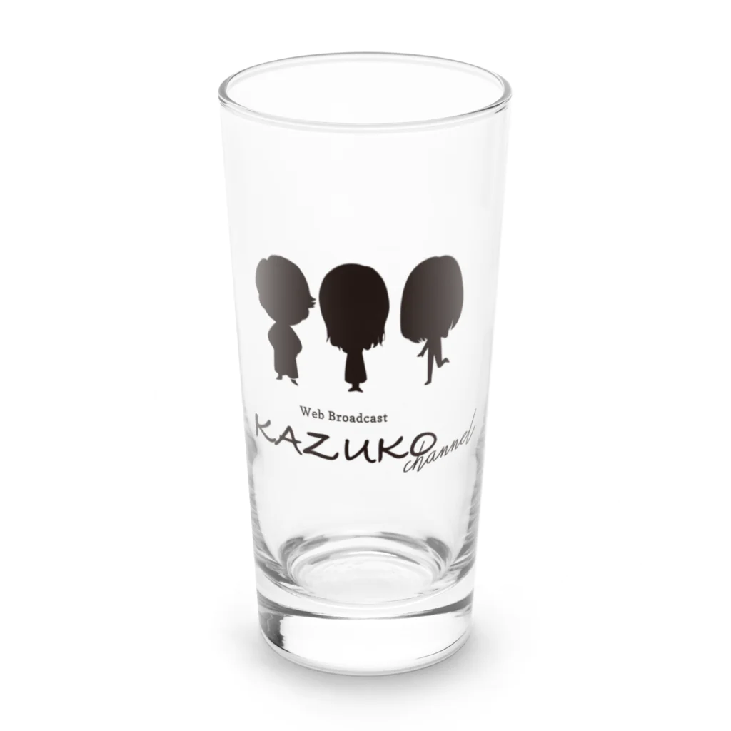 まつ工房のKAUZKOちゃんねるシルエット Long Sized Water Glass :front