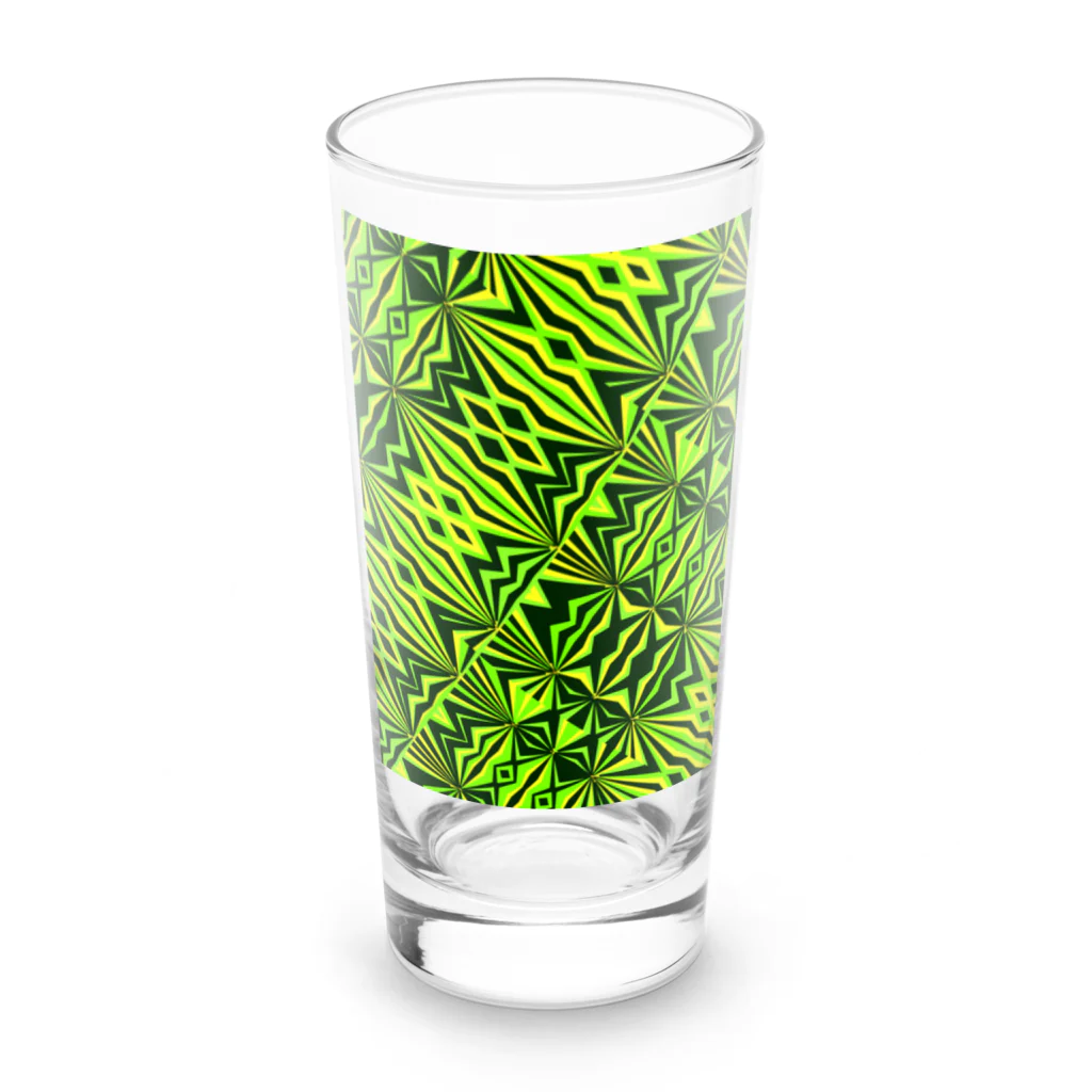 ✨🌈✨ユラクラカン🇯🇵 ✨🌈✨の🌴植物の楽園🌴ジャングリア🌳 Long Sized Water Glass :front