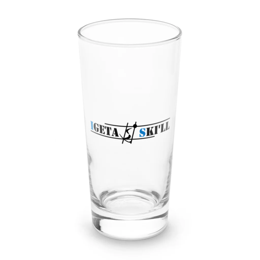 igeta-Skiの井桁スキルくん Long Sized Water Glass :front