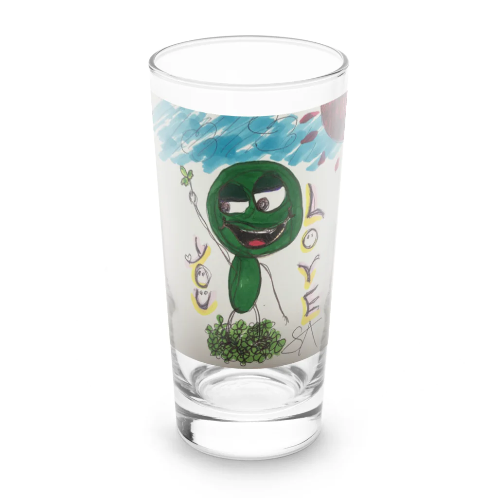 多才-tasai-の特別な三つ葉 Long Sized Water Glass :front