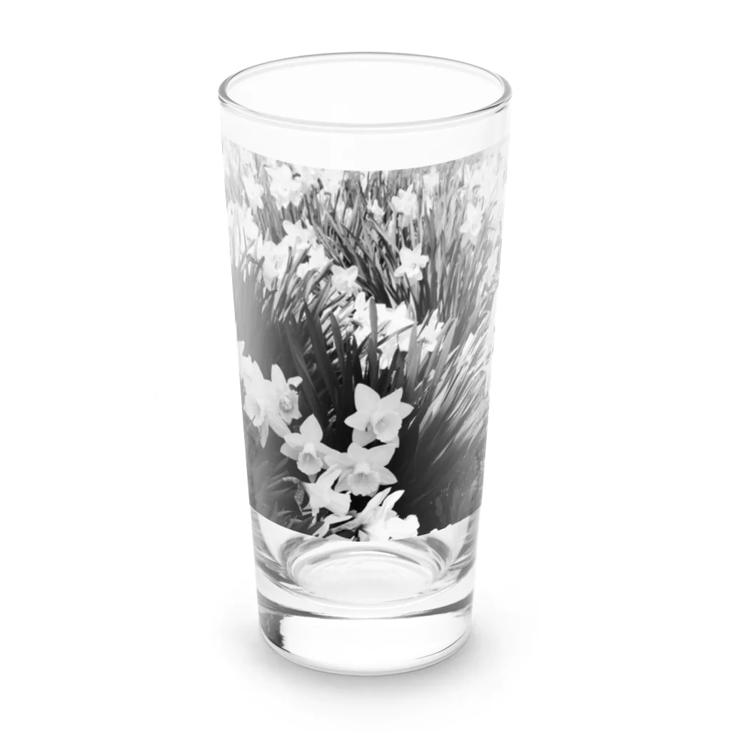 縄屋のモノトーンスイセン Long Sized Water Glass :front