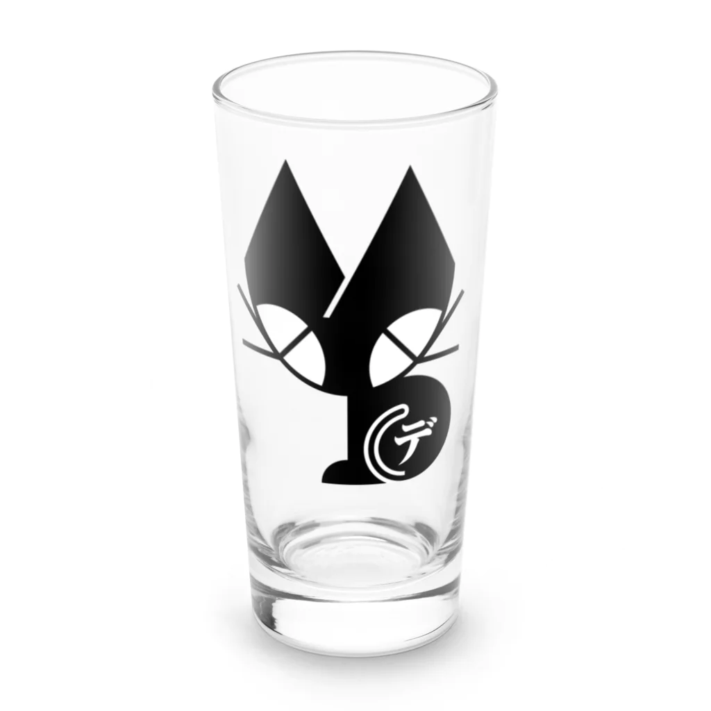 やまねこデザイン WEB SHOPのやまねこくん Long Sized Water Glass :front