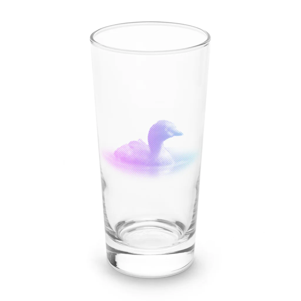 b-rec.のカイツブリ_01_B004 Long Sized Water Glass :front