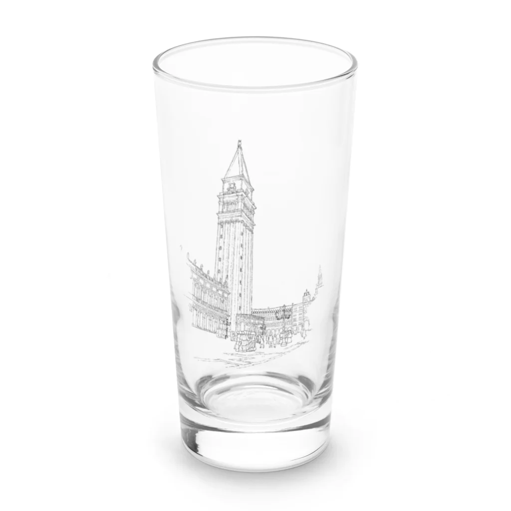 neconocoのサン・マルコ広場 Long Sized Water Glass :front