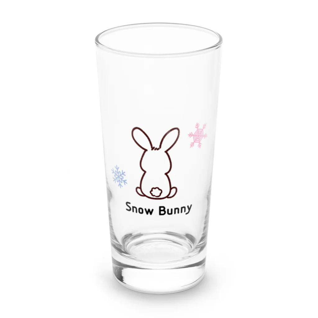 ヒュミリの店のSnow Bunnyシリーズ Long Sized Water Glass :front