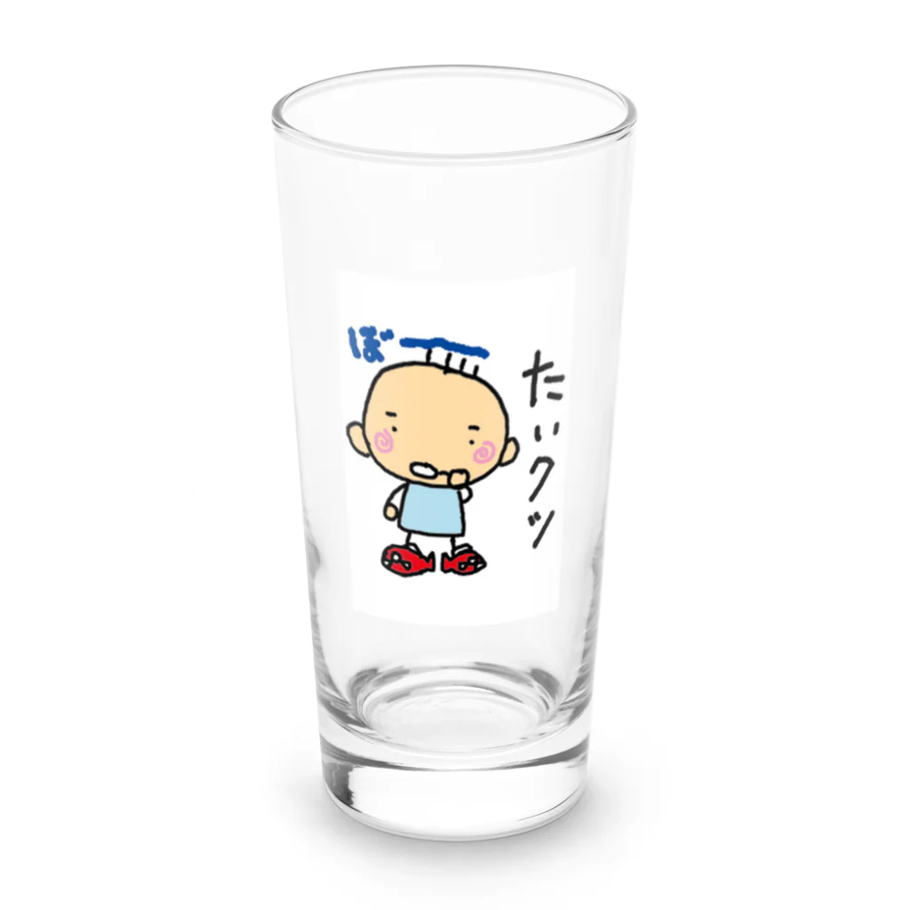 tidemaru3のたいクツ Long Sized Water Glass :front