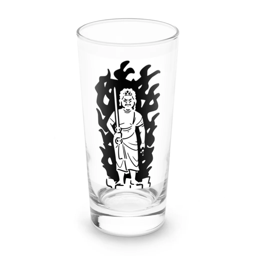 山形屋米店の不動明王（ふどうみょうおう、梵: अचलनाथ acalanātha） Long Sized Water Glass :front