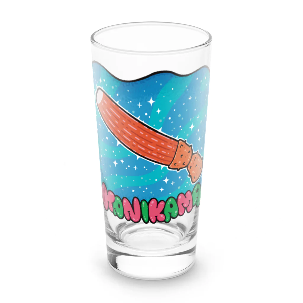 いちぼ君のお店の90%カニのカニカマ Long Sized Water Glass :front