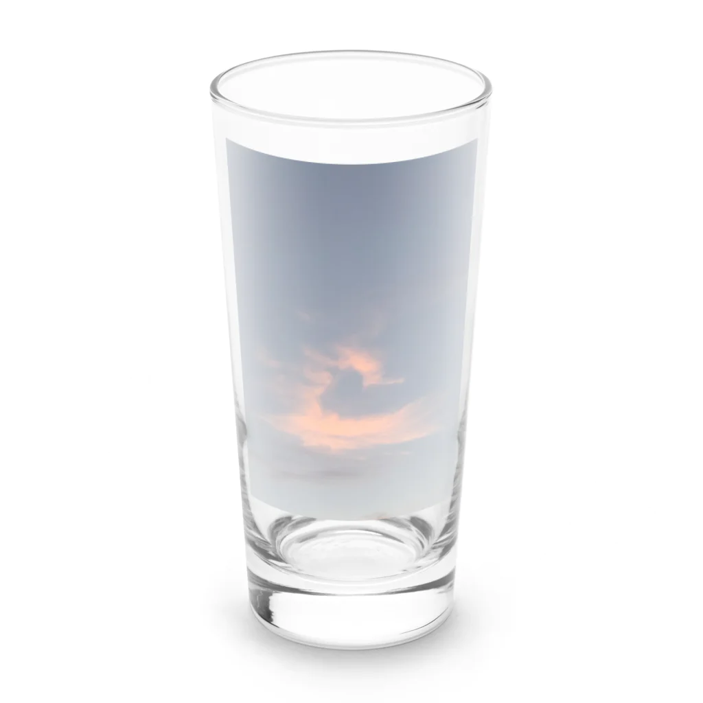 TATE3ショップの変わった雲01 Long Sized Water Glass :front