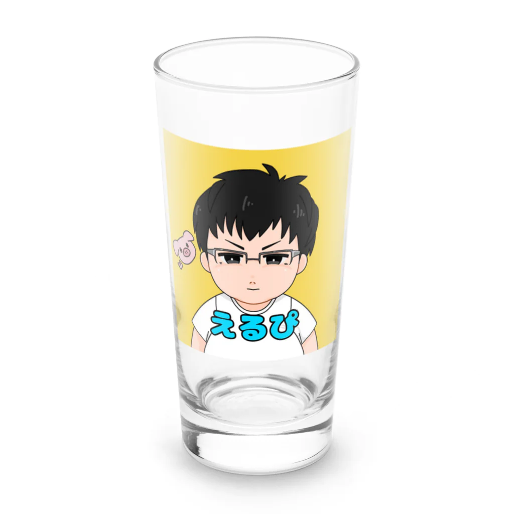 えるぴ🐷(にっくん)のえるぴっぴ Long Sized Water Glass :front