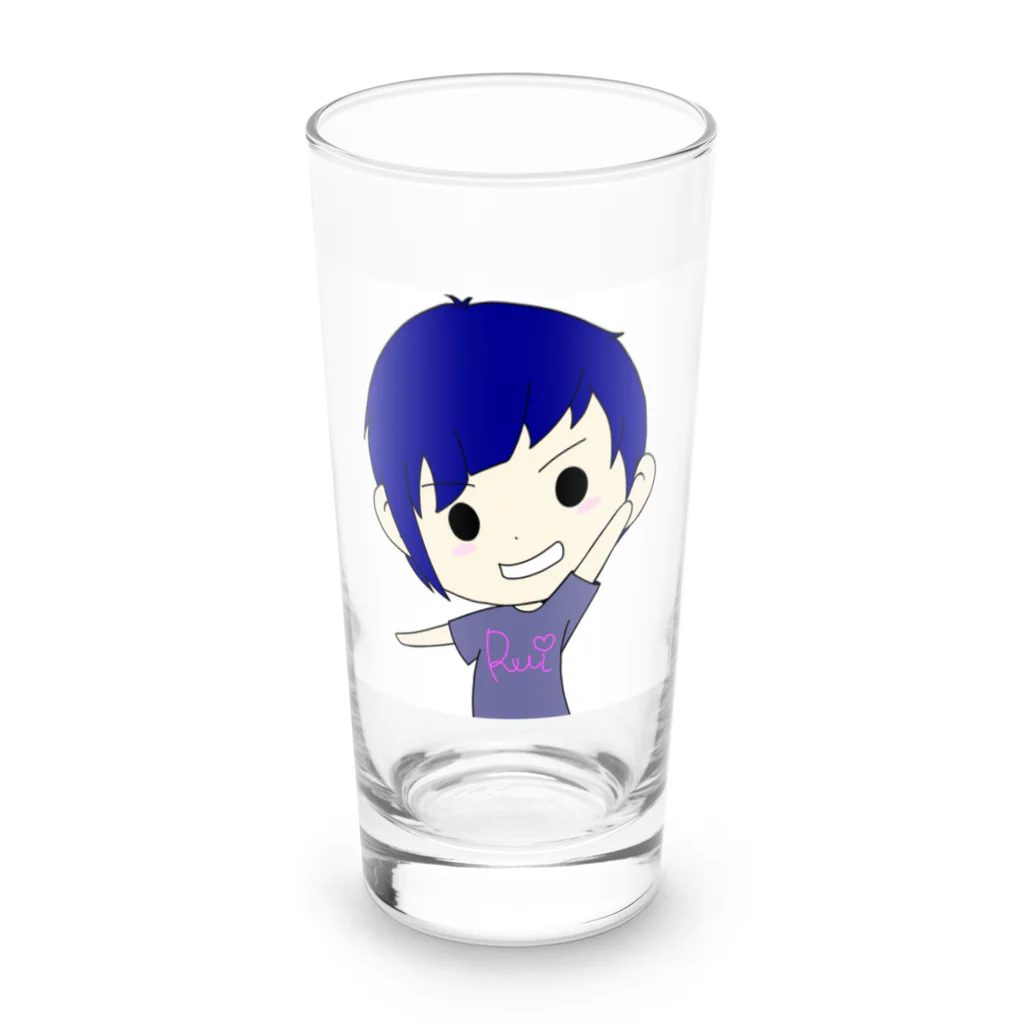 ぽんこつの気まぐれショップのるい ミニキャラver. Long Sized Water Glass :front