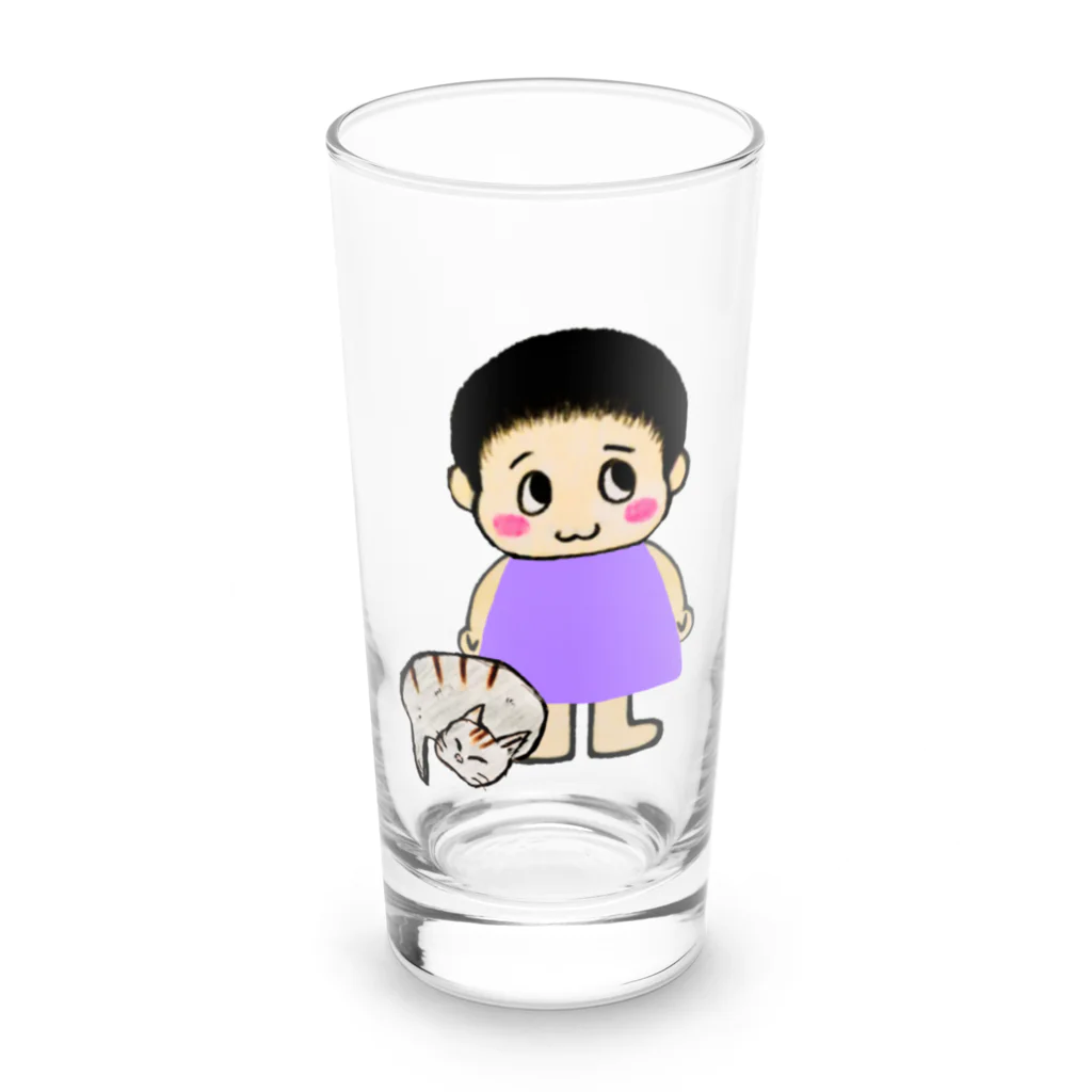 ちびもりのやさしい時間 Long Sized Water Glass :front