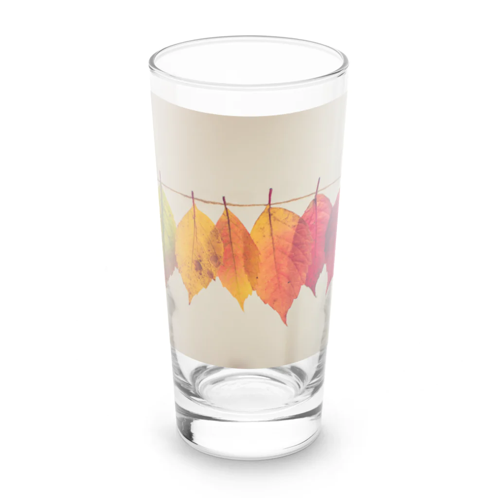 orange_honeyの紅葉 Long Sized Water Glass :front