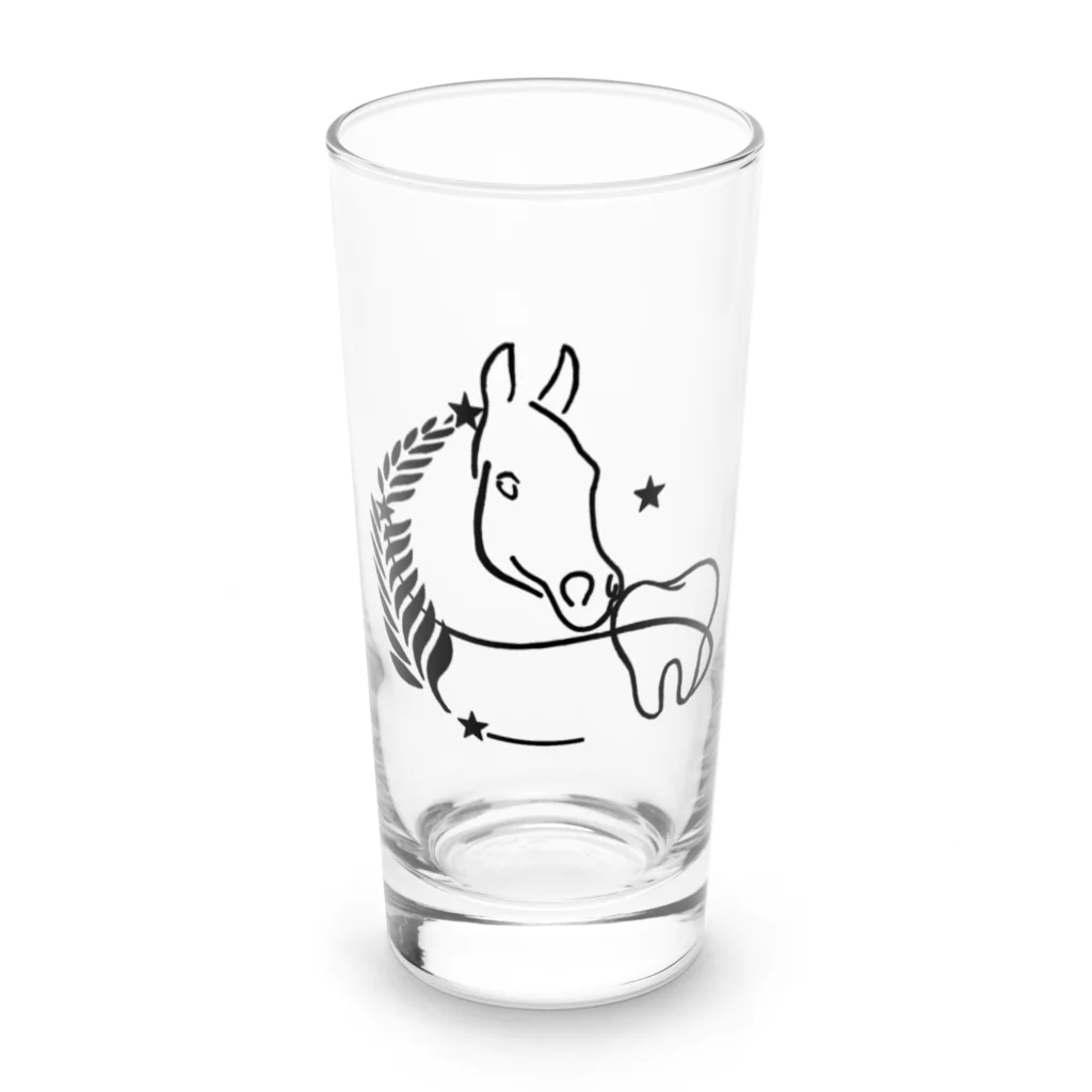 MANAIA EQUINE DENTALの歯医者オリジナル Long Sized Water Glass :front