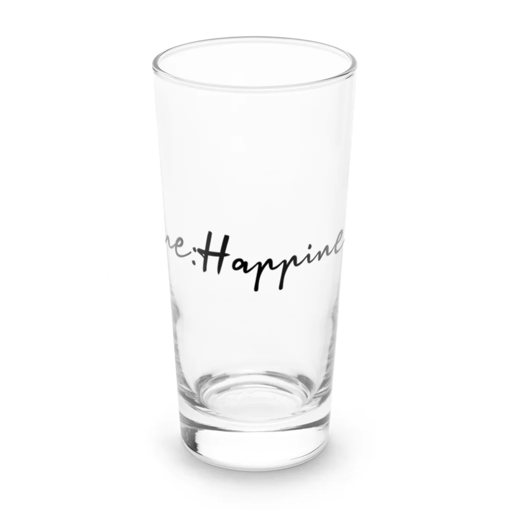 One:HappinessのOne:Happiness　ロゴデザイン Long Sized Water Glass :front