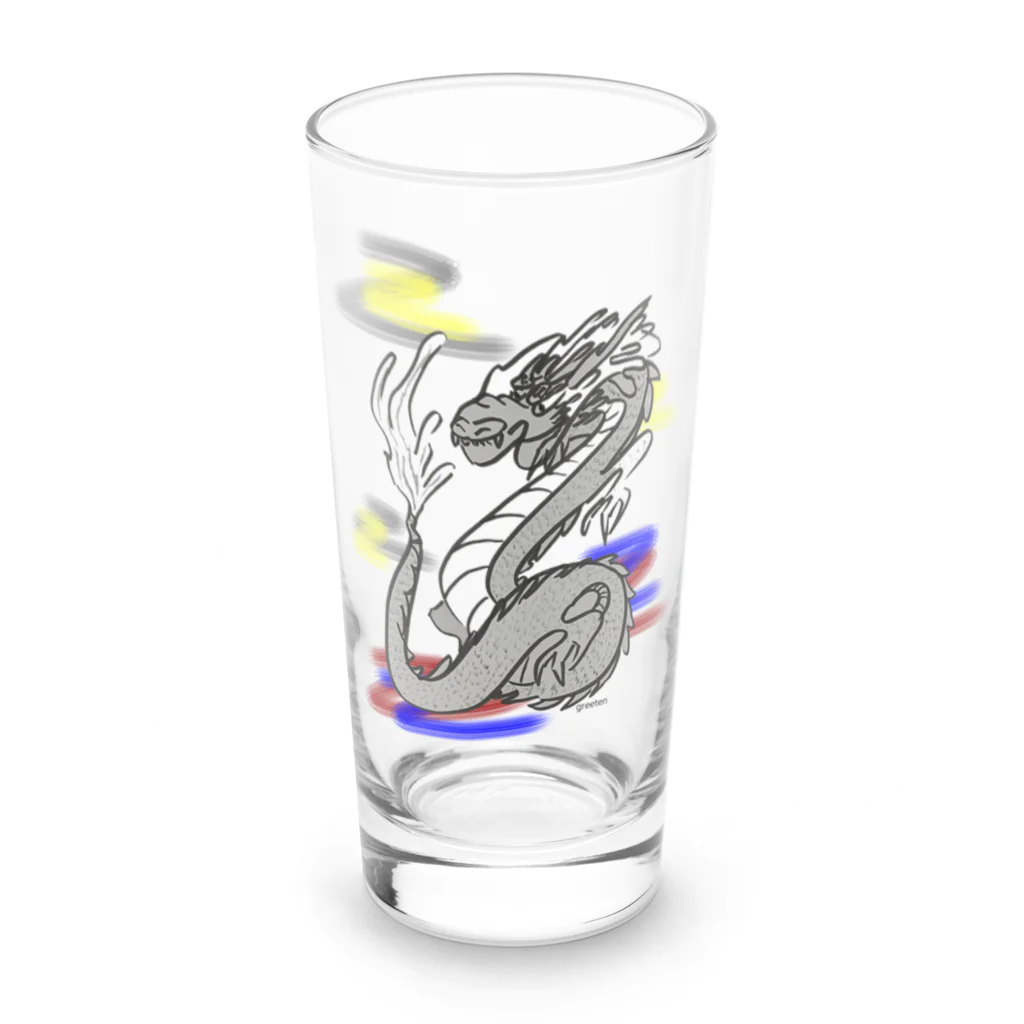 greetenの龍　和柄　願い Long Sized Water Glass :front