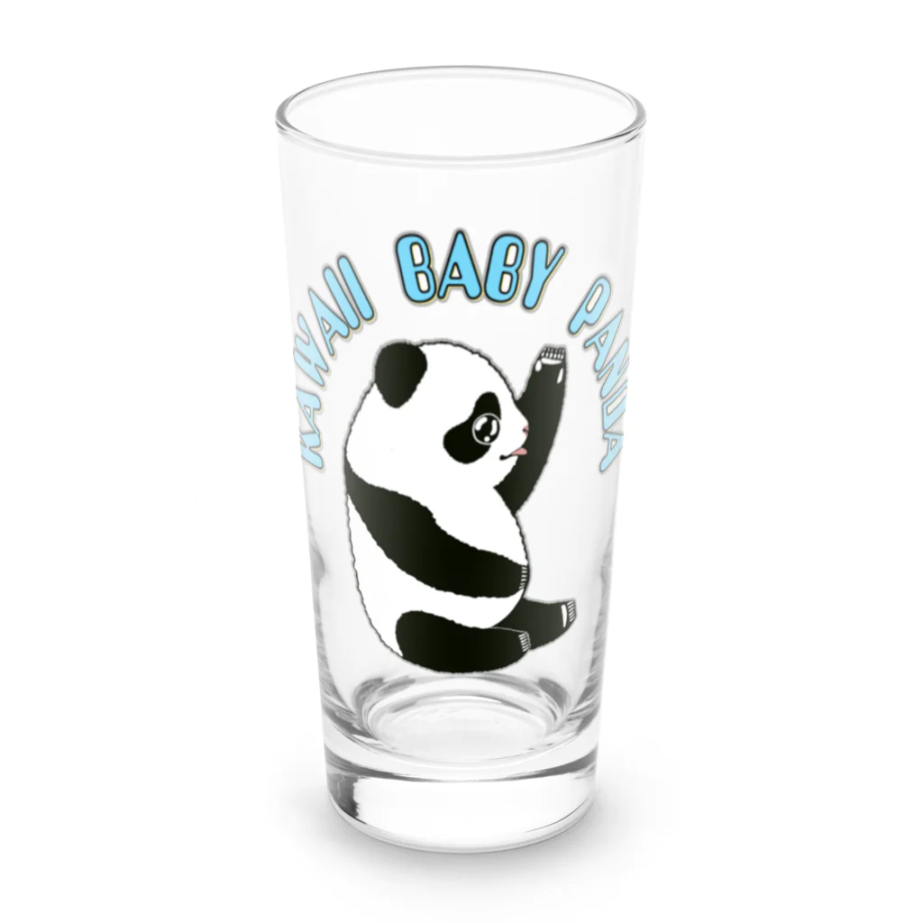 LalaHangeulのKawaii Baby Panda Long Sized Water Glass :front