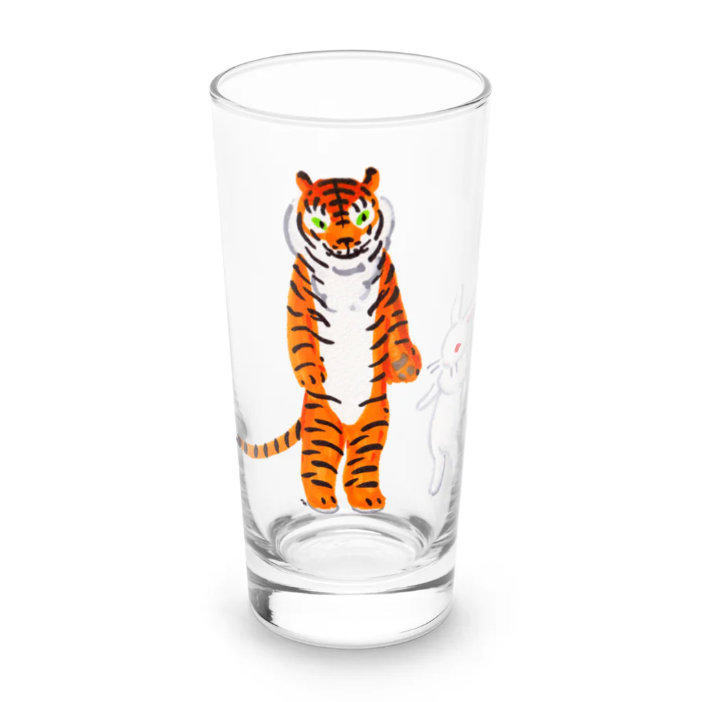 segasworksのトラちゃんとウサギちゃん Long Sized Water Glass :front