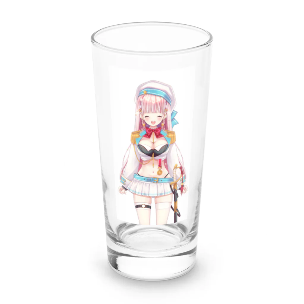 海乃しらす🐟@バ美肉VTuber準備中活動開始10月頃予定のしらすちゃん Long Sized Water Glass :front