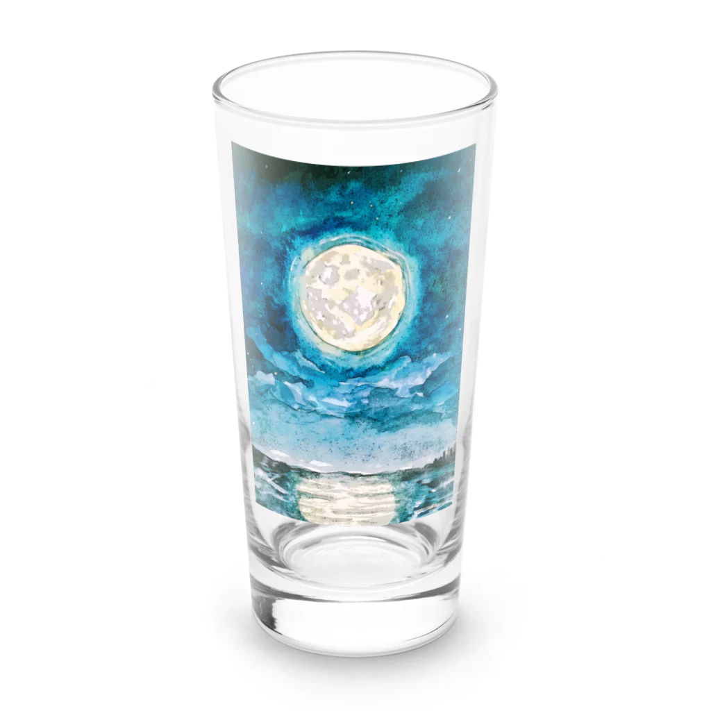 Laugh Rain LaboのWhat world have you seen? Long Sized Water Glass :front