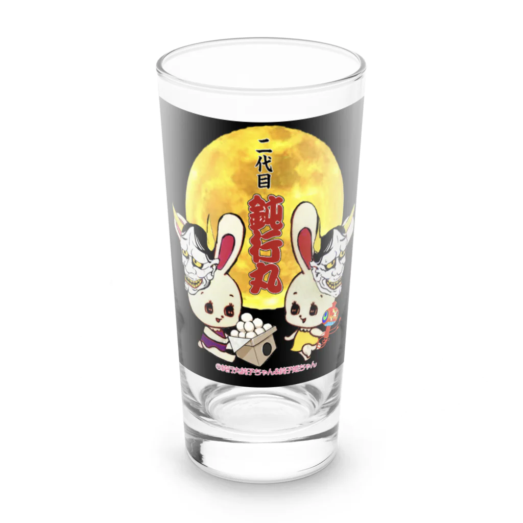 浪花のジュリー鈍行丸まぁくんの部屋のnew鈍子ちゃん&鈍子姫ちゃん！ Long Sized Water Glass :front