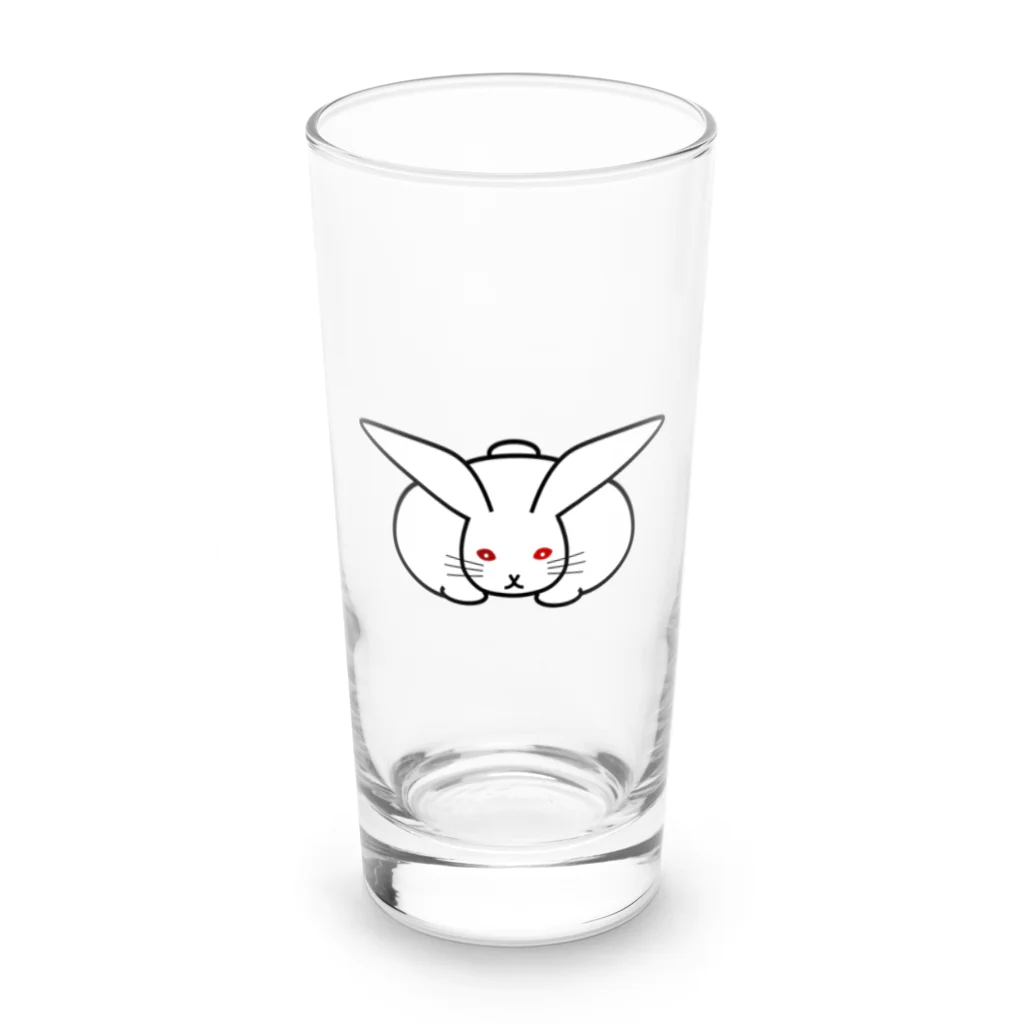 うさぎ屋のまむきうさぎ Long Sized Water Glass :front