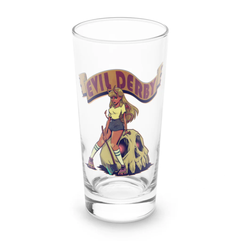 nidan-illustrationの"Evil Derby" Long Sized Water Glass :front