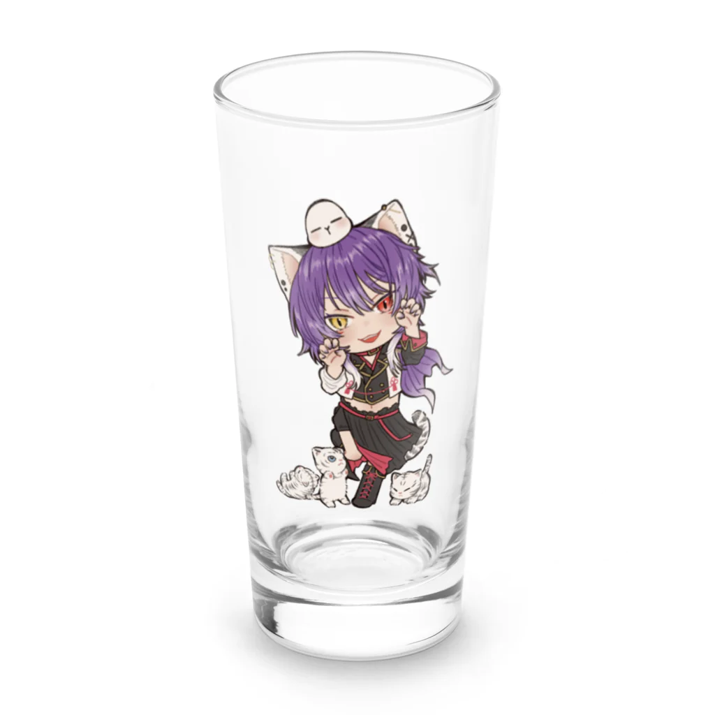 律桜虎-Rioto-の初期衣装SDキャラ Long Sized Water Glass :front