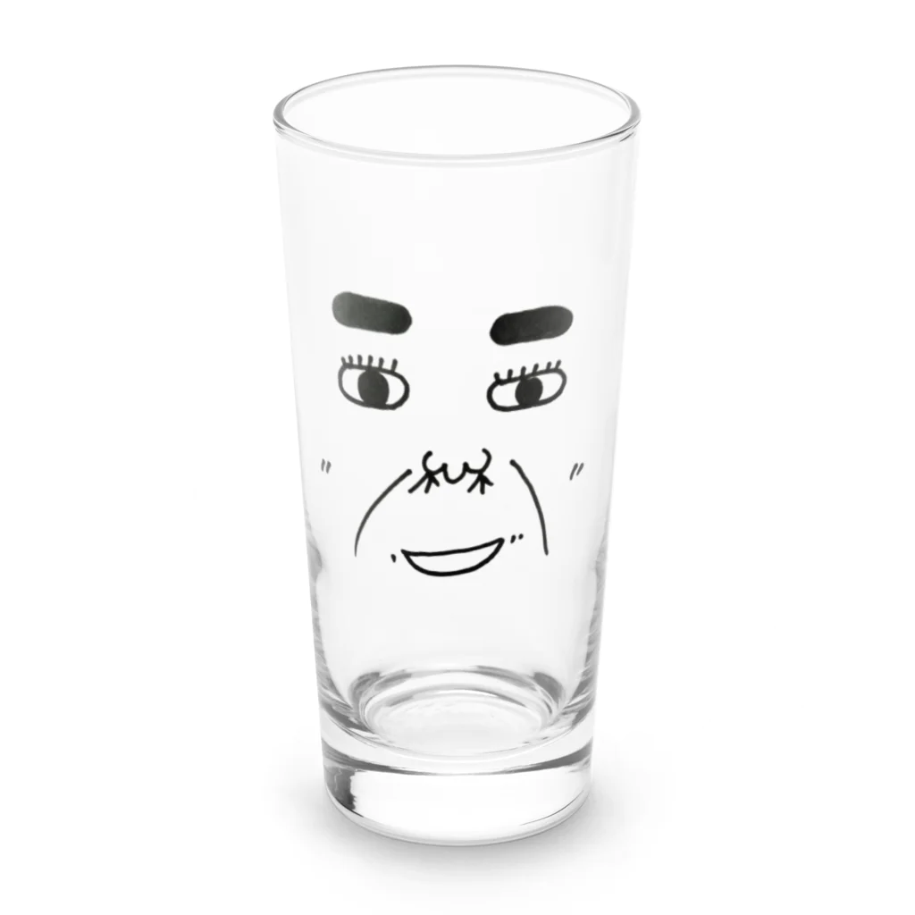 shirochansのおじさんシリーズ Long Sized Water Glass :front